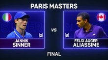 Sinner beats Auger Aliassime to claim maiden Paris title
