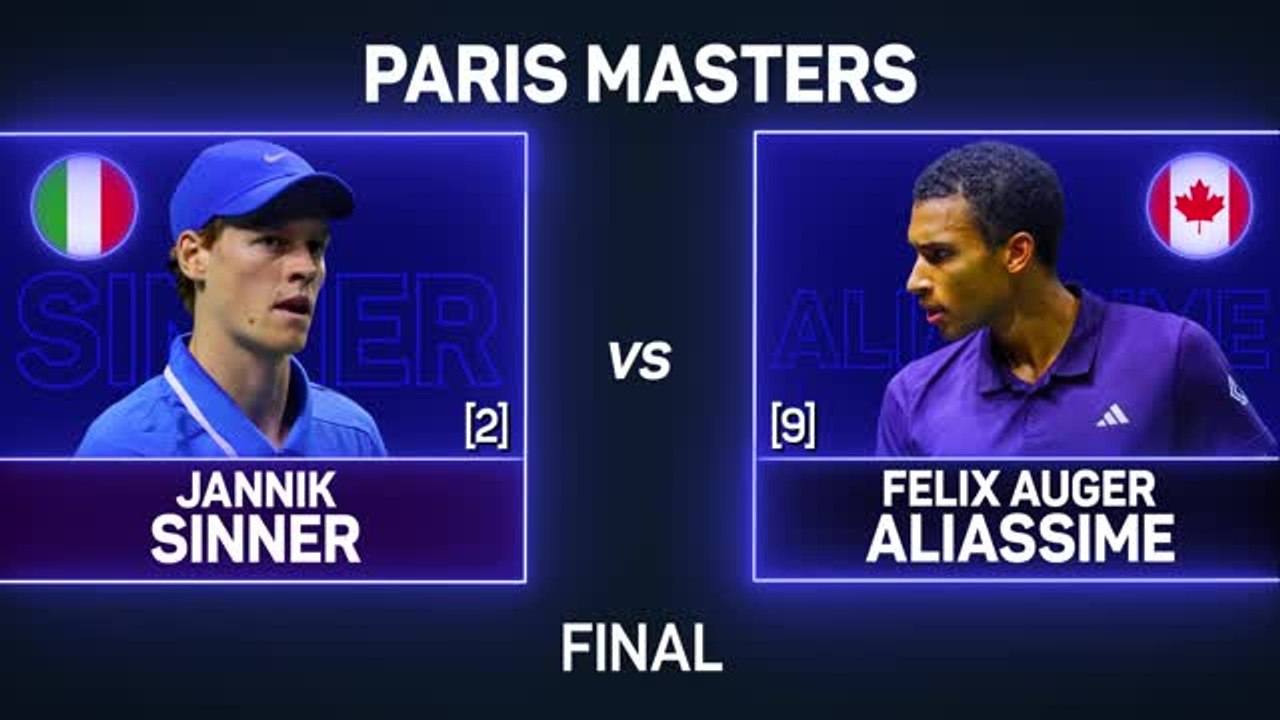 Sinner beats Auger Aliassime to claim maiden Paris title