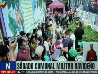 FANB se une al Sábado Comunal Militar Navideño para fortalecer la unión cívico-militar-policial