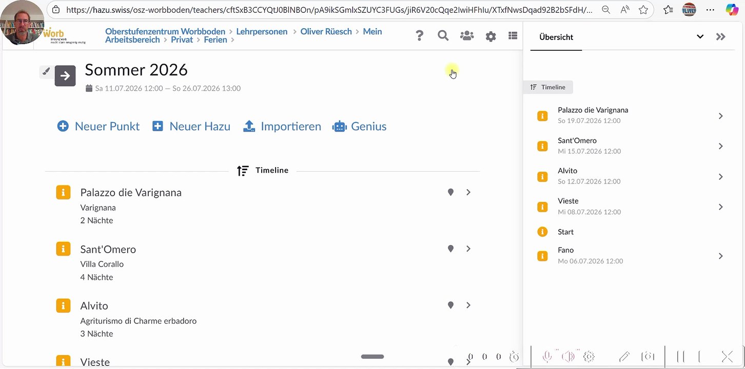 Hazu mit Permalik teilen