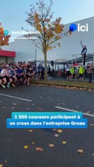 1 500 coureurs participent à un cross au sein de l'entreprise Gruau à Saint-Berthevin