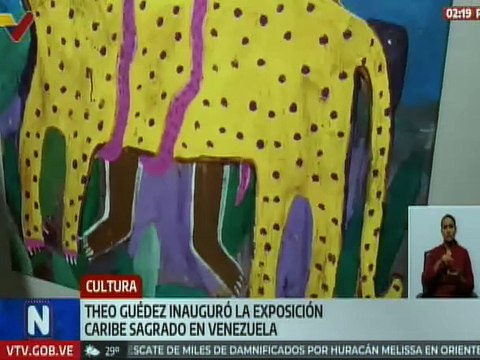 Cultura | Theo Guédez inauguró la exposición Caribe Sagrado en Venezuela