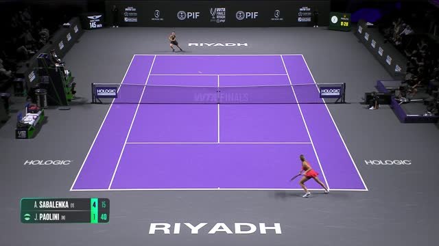 Sabalenka celebrates 500th WTA match with victory over Paolini