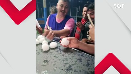 Granizo de 100g e ventos de 95 km/h: Defesa Civil prepara ajuda a municípios afetados