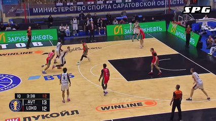 Alex Hamilton Highlights 13 Pts, 6 Ast vs Lokomotiv