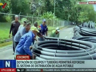 Yaracuy | Entregan más de 500 equipos y 7 mil metros de tuberías para ejecutar proyecto hídrico