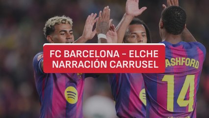 Resumen y goles del FC Barcelona 3-1 Elche ⚽