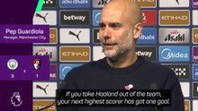 Haaland's influence on par with Messi and Ronaldo - Guardiola