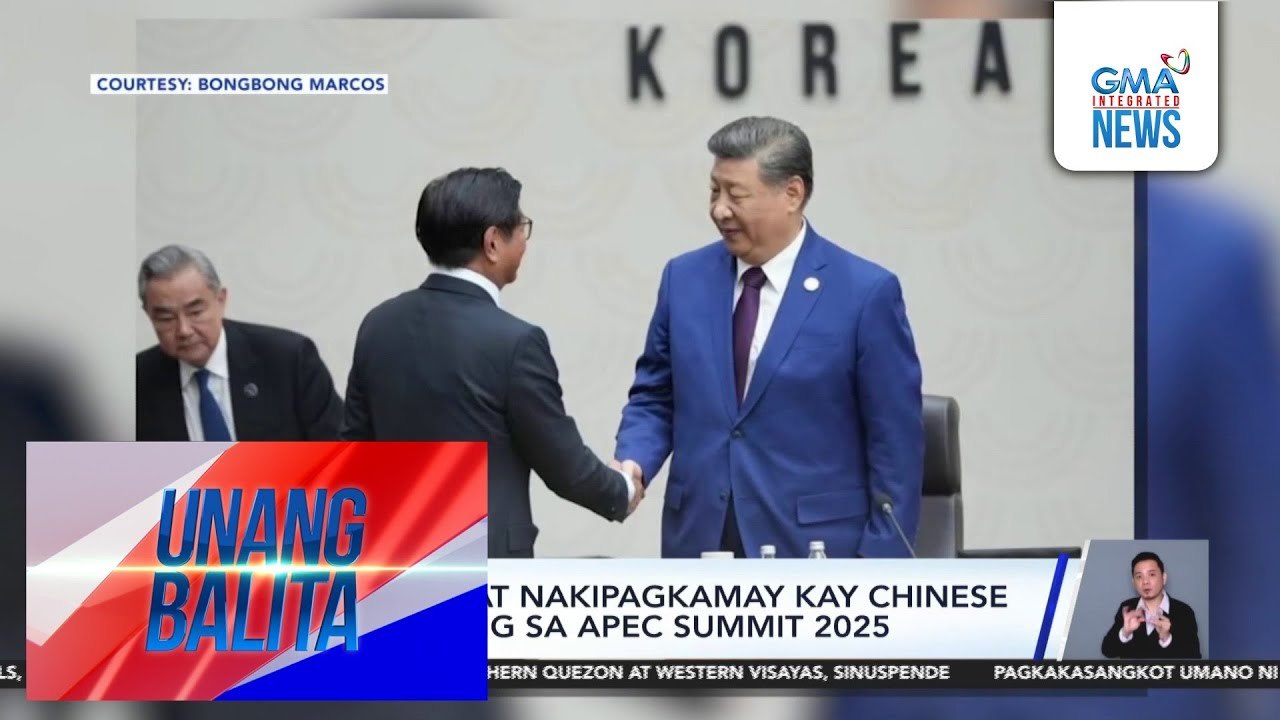 PBBM, binati at nakipagkamay kay Chinese Pres. Xi Jinping sa APEC Summit 2025 | Unang Balita