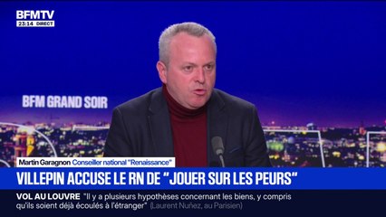 Pour Martin Garagnon, conseiller national (Renaissance), "le Rassemblement national est un fourre-tout"