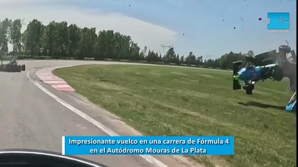 Impresionante vuelco en el Autódromo Mouras de La Plata