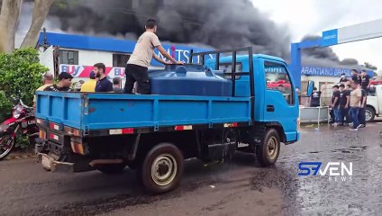 Incêndio de grandes proporções destrói unidade da Mitsuo em Salto del Guairá
