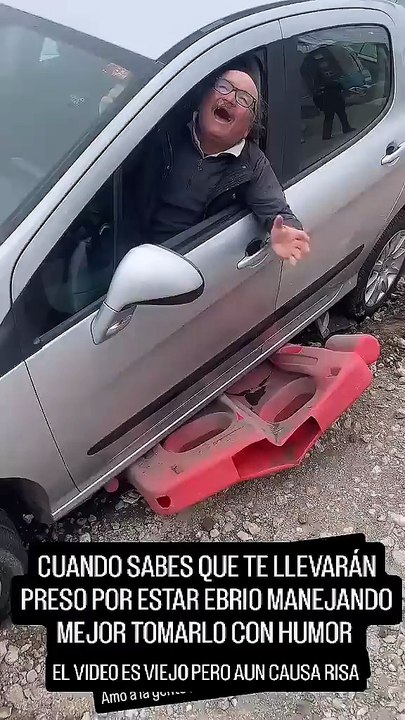 Asi o Mas Relajado Manejando Ebrio #chile