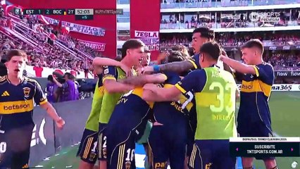 ¡Gol de Merentiel en el enfrentamiento entre Estudiantes y Boca! ⚽