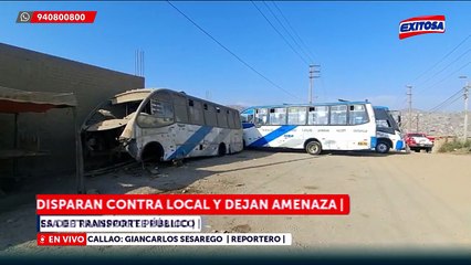 Ataque a empresa de transporte en Ventanilla pese al estado de emergencia