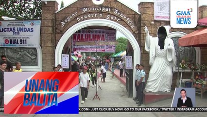 Mga taga-Angono, kahapon, All Soul's Day, nagpunta sa mga sementeryo | Unang Balita