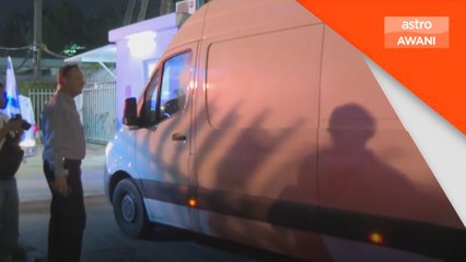 Konvoi bawa mayat tebusan Israel tiba di Tel Aviv