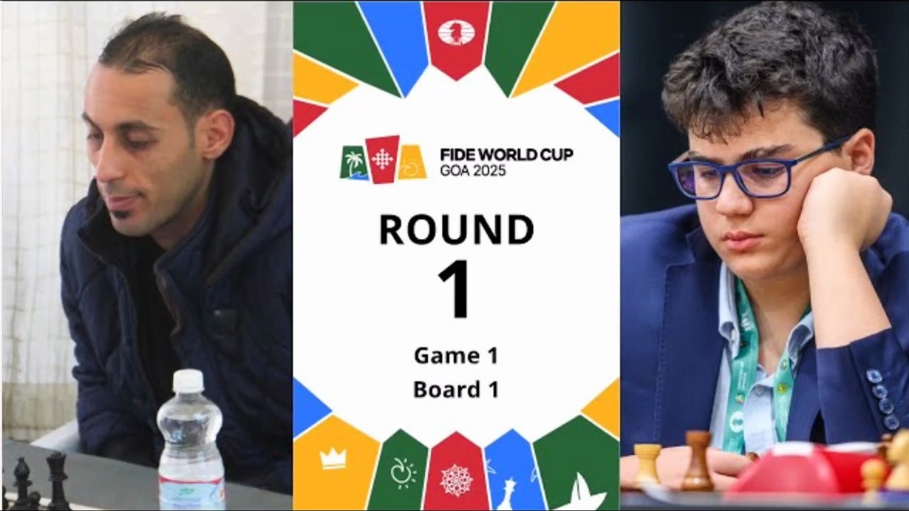 Yagiz Kaan Erdogmus vs Nagi Abugenda | FIDE World Cup 2025 | Round 1 Match 2