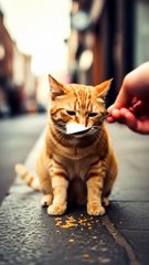 Funny cat fails during food taste test #shorts #cat #funny #catvideos