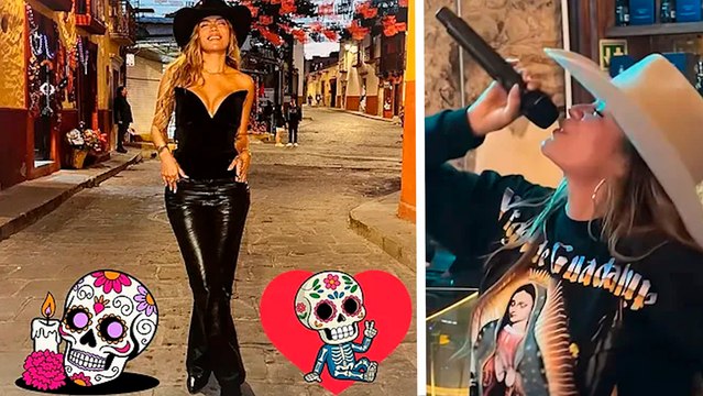 Karol G sorprende en San Miguel de Allende con palomazos durante el Día de Muertos
