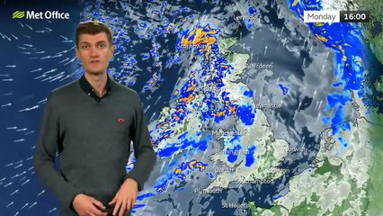 Met Office Monday Morning Weather Forecast 03/11/2025