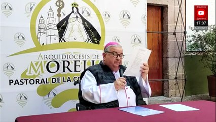 Arzobispo de Morelia condena el asesinato de Carlos Manzo, exige justicia y hace un llamado a la paz