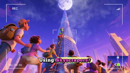 How many Burj Khalifa towers stacked end-to-end would reach from Earth all the way to the Moon