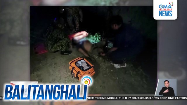 Motorcycle rider, nagpapagaling sa ospital matapos mahulog sa bangin | Balitanghali