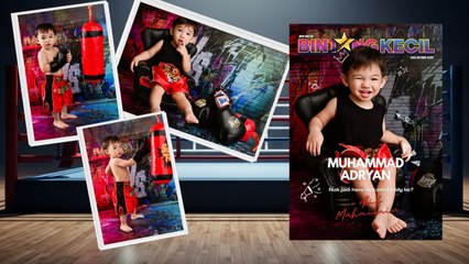 Gaya Juara Adryan, Penghias Cover Digital Bintang Kecil?