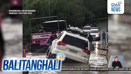 SUV, tumirik sa bahang kalsada sa Brgy. Chua, MDRRMO - Passable na ngayon ang kalsada | Balitanghali