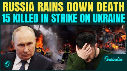 Russia Rains HELLFIRE in BIG Drone Attack On Ukraine| 15 KILLED, 20 Injured in Putin’s DEADLY Strike