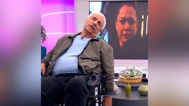 Halil Ergün, 'Yaparak Dökümü' felçli final sahnesini yeniden canlandırdı