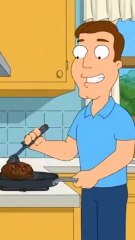 Dog crashes through window and steals hamburger