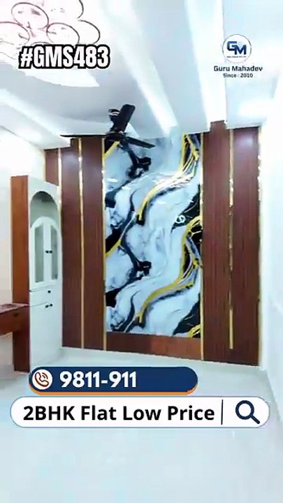 2BHK Flat Low Price In Delhi  Society Flats 2BHK Near Dwarka  2BHK With Lift and Car Parking