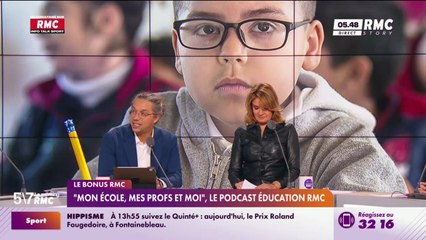 Le bonus RMC : "Mon école, mes profs et moi", le podcast éducation RMC - 03/11