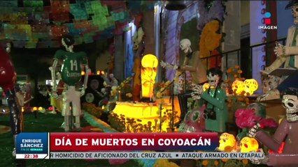 Así se celebra el Día de Muertos en el centro de Coyoacán