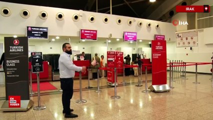 Süleymaniye’ye 2,5 yıl sonra ilk Türk uçağı indi