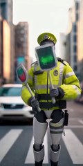 AI Robot Becomes a Traffic Police Officer 🚦🤖 | Funny AI Robot Story | Everyday with AI
