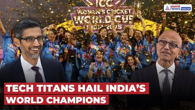 Sundar Pichai to Satya Nadella, Global Praise for India’s World Cup-Winning Women