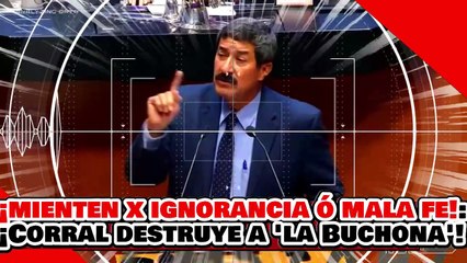 🔥🚨¡MIENTEN POR IGNORANCIA O MALA FE! ¡JAVIER CORRAL DESTRUYE con TODO a ‘LA BUCHONA DEL ZETA 1’!