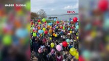 Balonlar lösemiyi yenen Fenerbahçeli Emin için havalandı! Göl kenarında kutlama etkinliği