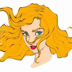 This video was generated by the AI, Grok Imagine. #aivideo #orangehair #greeneyes