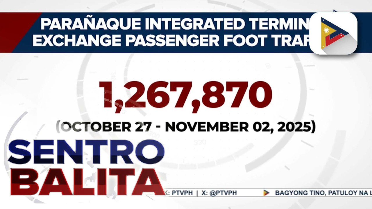 Higit 1.2-M pasahero, naitala sa PITX mula Oct. 27-Nov. 2; PITX, pinaghahandaan na rin ang dagsa ng mga pasahero sa holiday season | ulat ni Gab Villegas