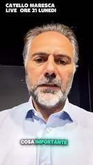 Maresca - Ci vediamo lunedì alle 21 per un incontro CULTURALE.  (02.11.25)