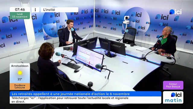 Les retraités en colère André Davant, CGT retraités de Bayonne