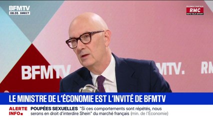 Shein au BHV: "Bien sûr que c'est de la provocation", déclare Roland Lescure, ministre de l'Économie