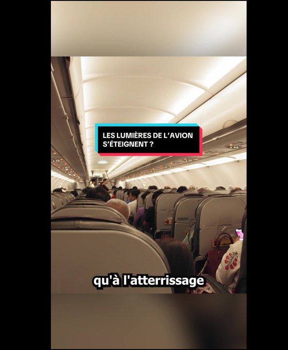 Les lumières de l'avion