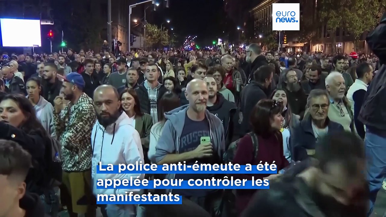 Serbie : la rue réclame la démission du président Aleksandar Vučić, un an après le drame de Novi Sad