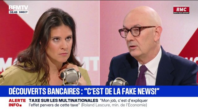 Découverts bancaires: Depuis 3 jours, c'est fake news après fake news , affirme le ministre de l'Économie Roland Lescure