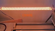 Industrial Infrared Heat Lamp 698mm 220v 1500w Carbon Fiber Heating Lamp